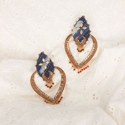 Indigo Eye Statement Earrings